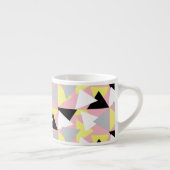 Triangle d'art Abstrait Pyramide Motif de café Mug (Droite)
