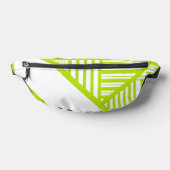 Triangle en Lime Vert et Blanc (Poser)