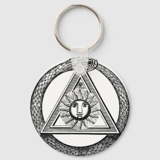 Triangle Freemason Snake Sleutelhanger
