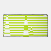 Triangle - Lime vert et blanc (Recto)