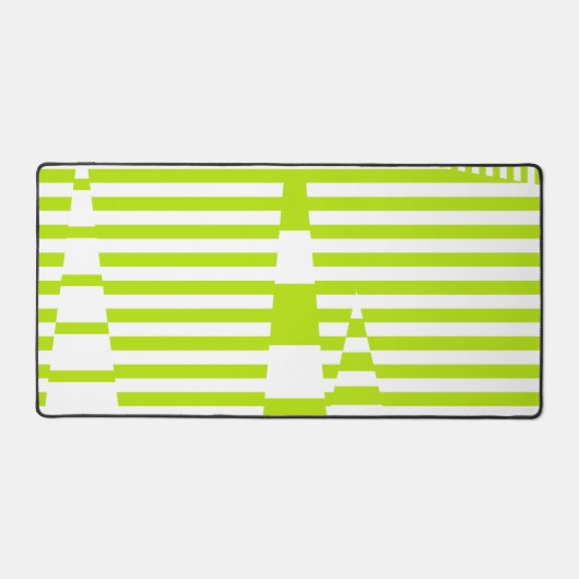 Triangle - Lime vert et blanc (Recto)