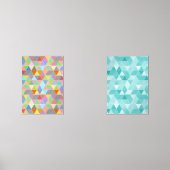 Triangle moderne poster murale art abstrait ensemb (Recto)