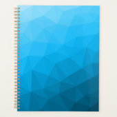 Triangle motif de maillage géométrique dégradé cya (Devant)