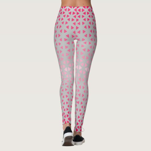 Triangle.Motif.shade.rose.02 Lgrey BG Leggings (Dos)