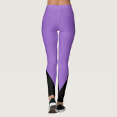 Triangle noir | Initiale | Leggings d'améthyste (Dos)