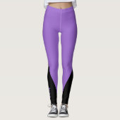 Triangle noir | Initiale | Leggings d'améthyste (Devant)