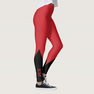 Triangle noir Initiale Leggings du moteur d'in