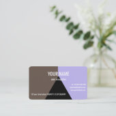 TRIANGLE NOIR Standard, Carte de visite 3,5 pouces (Debout devant)