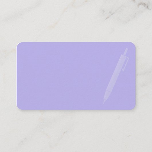 TRIANGLE NOIR Standard, Carte de visite 3,5 pouces (Dos)