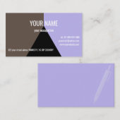 TRIANGLE NOIR Standard, Carte de visite 3,5 pouces (Devant / Derrière)