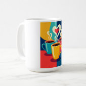 Triangle of Warmth – Colorful Coffee Mugs with Hea (Devant gauche)