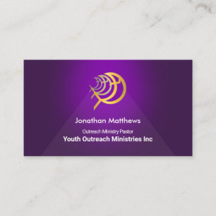 Triangle Paars Spot Light Ichthus Ministry Visitekaartje