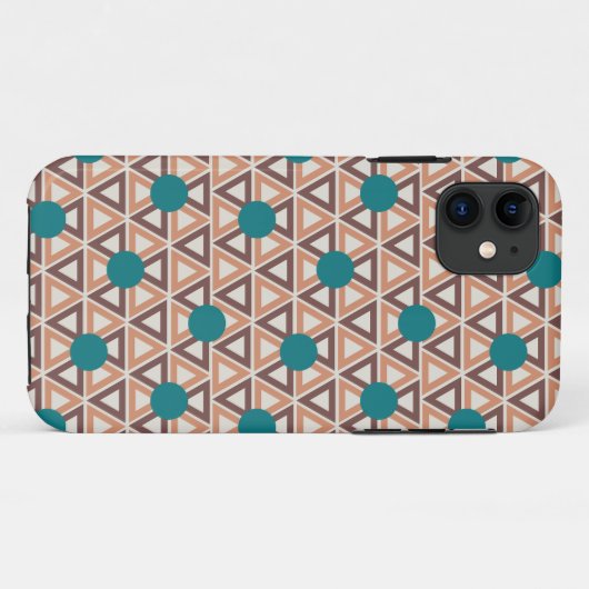 Triangle Quilt iPhone / coque ipad (Dos (Horizontal))