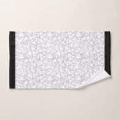 Triangle Répéter Blanc  (Serviette à main)