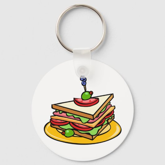 Triangle Sandwich Sleutelhanger (Voorkant)