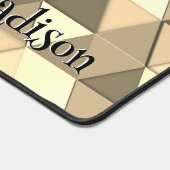 Triangle Sepia géométrie rétro motif Monogramme (Coin)