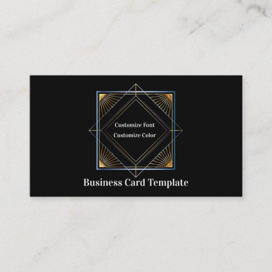 Triangle simple Carte de visite classique en métal (Devant)