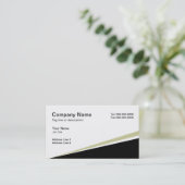 Triangle Sur Les Modèles De Carte De Visite Blanch (Debout devant)