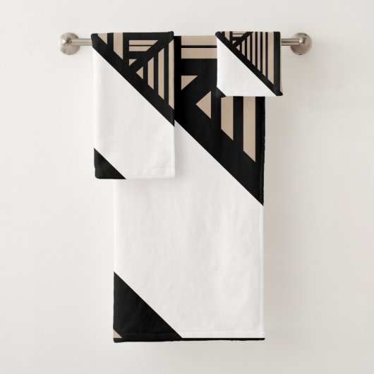 Triangle - Taupe, noir et blanc (En situation)