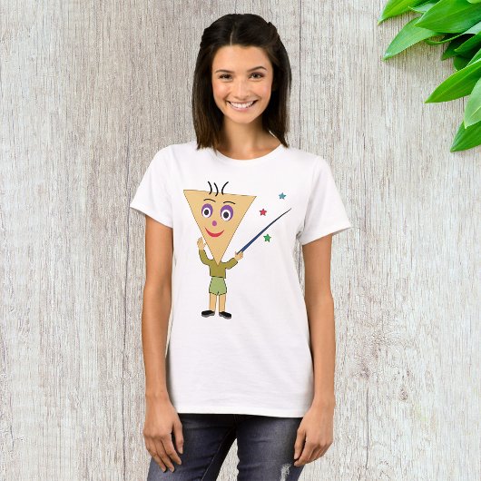Triangle Tête Caractère Femme T-shirt