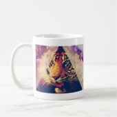 Triangle Tiger Grunge Koffiemok (Links)