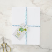 Triangle Turtle Gift Tsag Cadeaulabel (Met Touw)