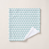 Triangle Vert/Bleu Œuf de Canard (Gant de toilette)