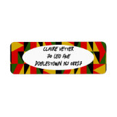 Triangles Black History Etiket (Voorkant)