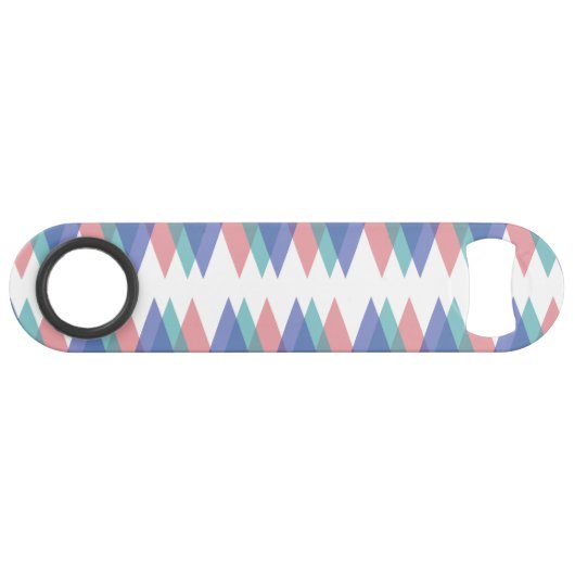 Triangles bleu et corail (Devant (Horizontal))