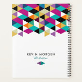 Triangles colorés conception géométrique (Dos)