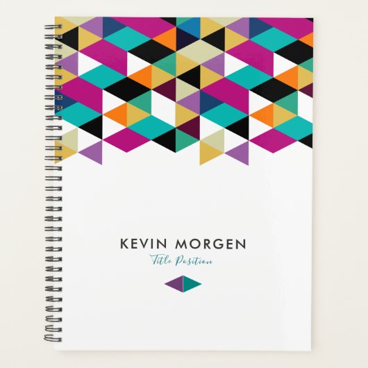 Triangles colorés conception géométrique (Devant)