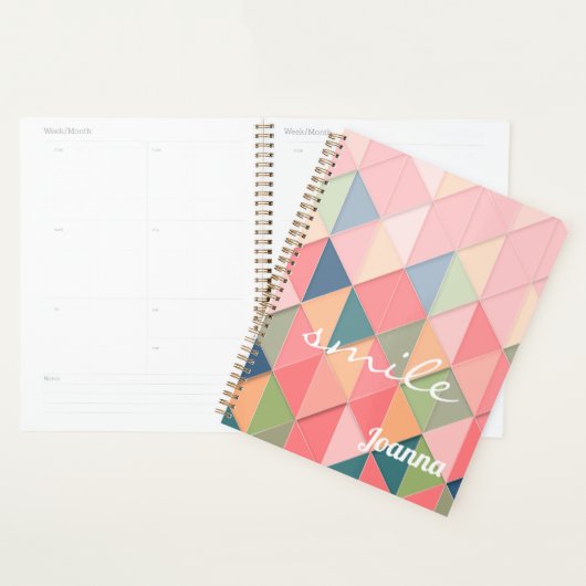 Triangles colorés doux personnalisés (Devant avec enveloppe)