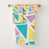 Triangles colorés motif 2 (En situation)