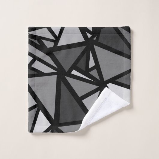 Triangles colorés motif 6 (Gant de toilette)