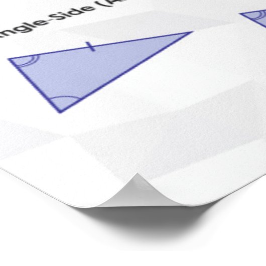 Triangles Congruents - Poster Math (Coin)