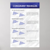 Triangles Congruents - Poster Math (Devant)