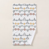 Triangles de Bauhaus (Serviette à main)