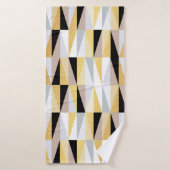 triangles de conception scandinave sans couture mo (Serviette de bain)