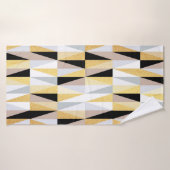 triangles de conception scandinave sans couture mo (Serviette de bain)