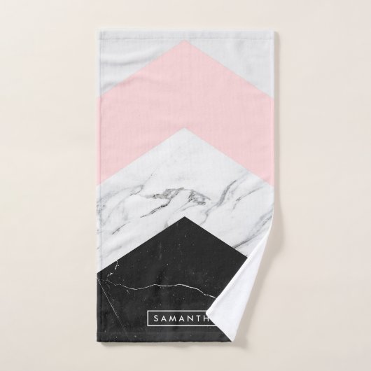 Triangles de marbre (Serviette à main)