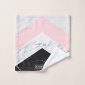 Triangles de marbre (Gant de toilette)