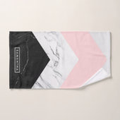 Triangles de marbre (Serviette à main)