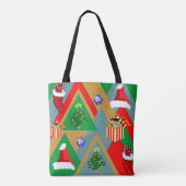Triangles de Noël Plus Sac fourre-tout (Dos)
