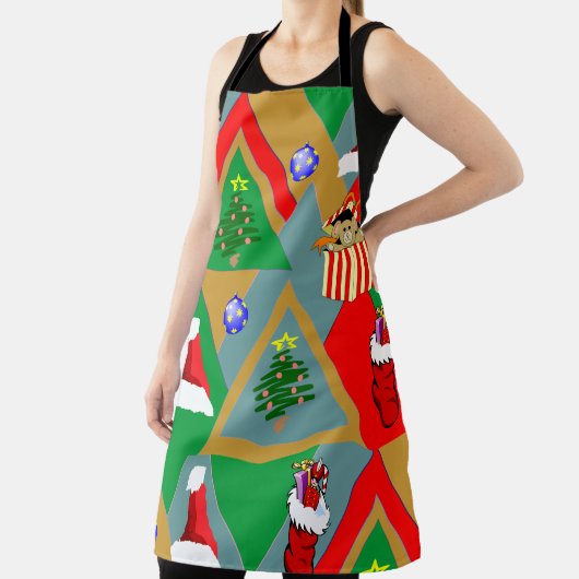 Triangles de Noël Plus tablier de Noël (Insitu)