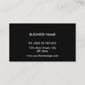 Triangles elegant modern visitekaartje (Achterkant)