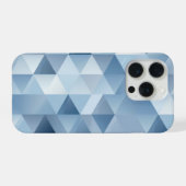 Triangles en bleu et gris (Verso Horizontal)