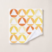Triangles et cercles en style vintage Serviette (Gant de toilette)