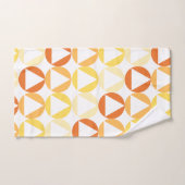 Triangles et cercles en style vintage Serviette (Serviette à main)