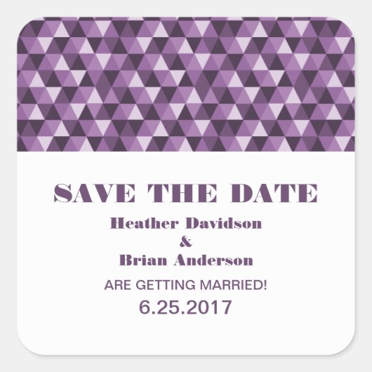 Triangles géométriques Enregistrer les stickers Da (Devant)