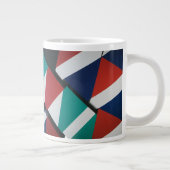 Triangles géométriques Gras - Mug Jumbo Spécial (Droite)